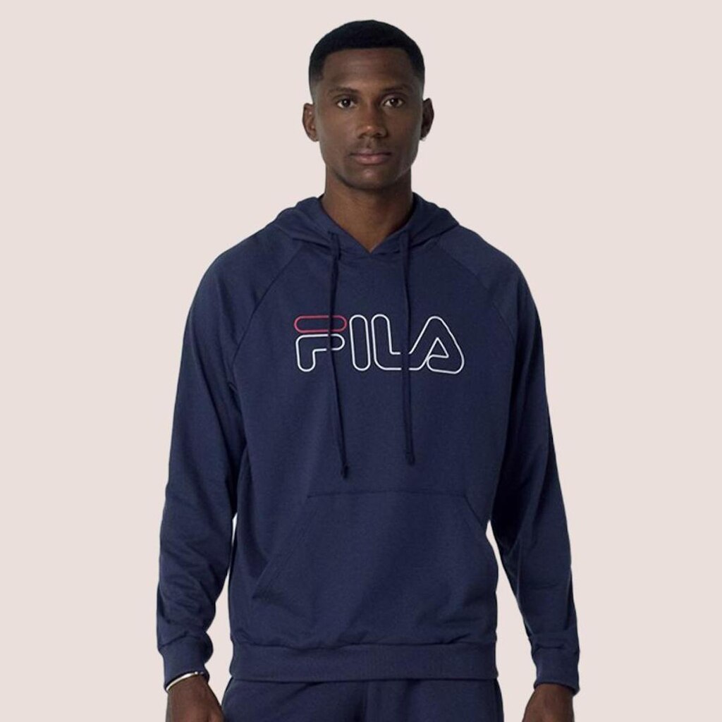 Moletom Fila Masculino Com Capuz Letter Outline