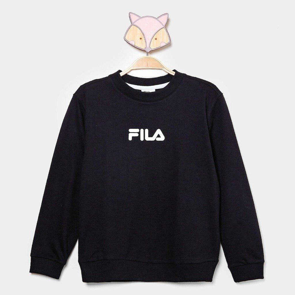 Moletom Infantil Fila Regular Letter Light Menino
