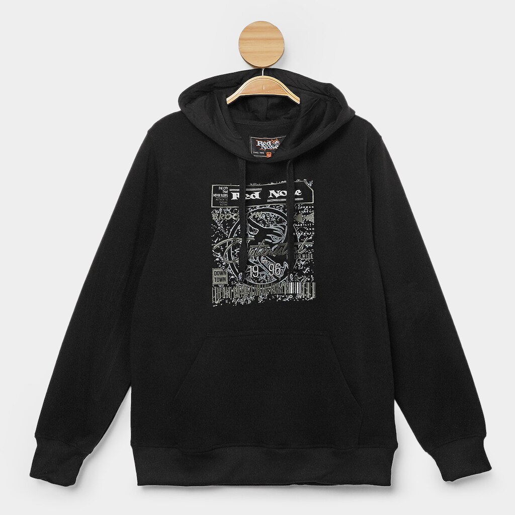 Moletom Infantil Red Nose Casual Com Capuz Menino