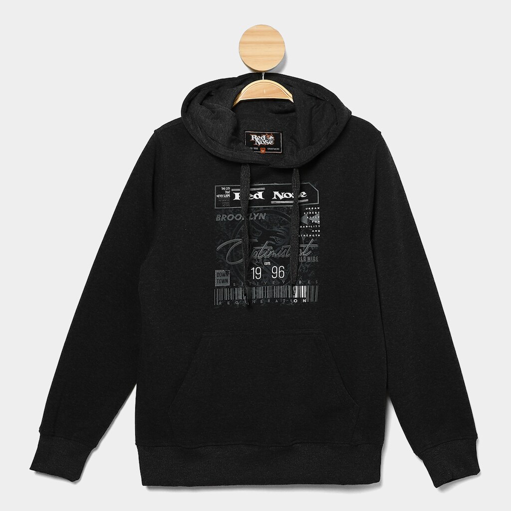 Moletom Infantil Red Nose Casual Com Capuz Menino