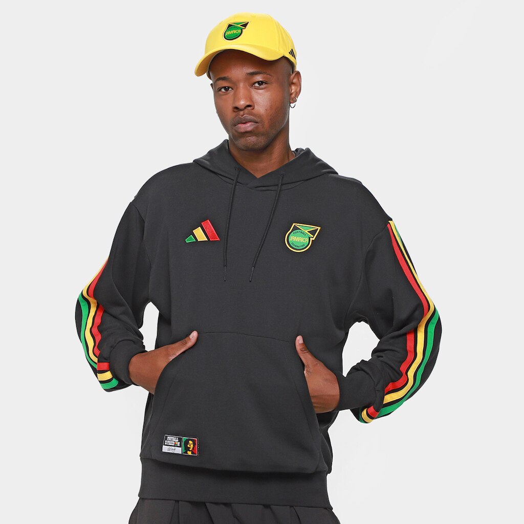 Moletom Jamaica DNA Torcedor Adidas Masculino
