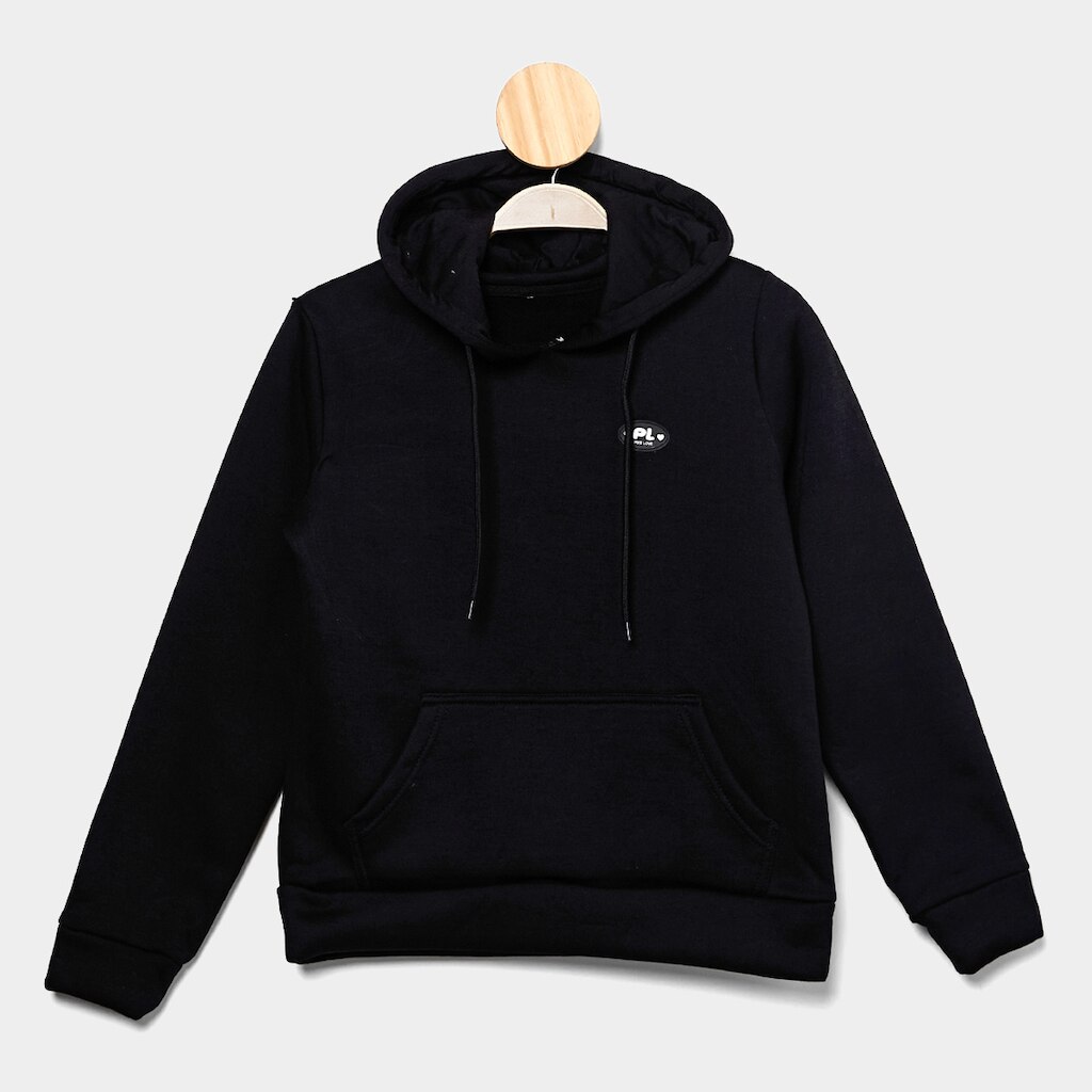 Moletom Juvenil Pix Love Casual Com Capuz