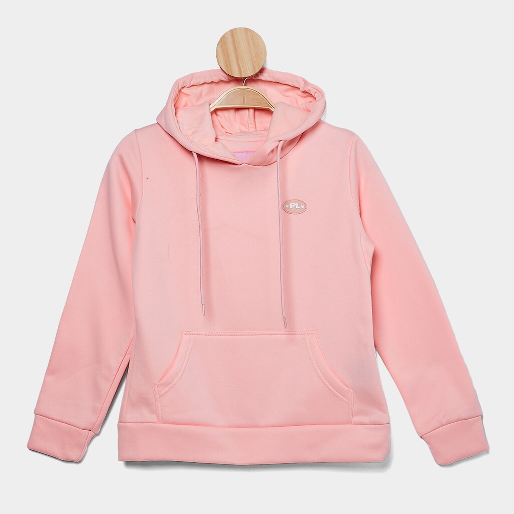 Moletom Juvenil Pix Love Casual Com Capuz