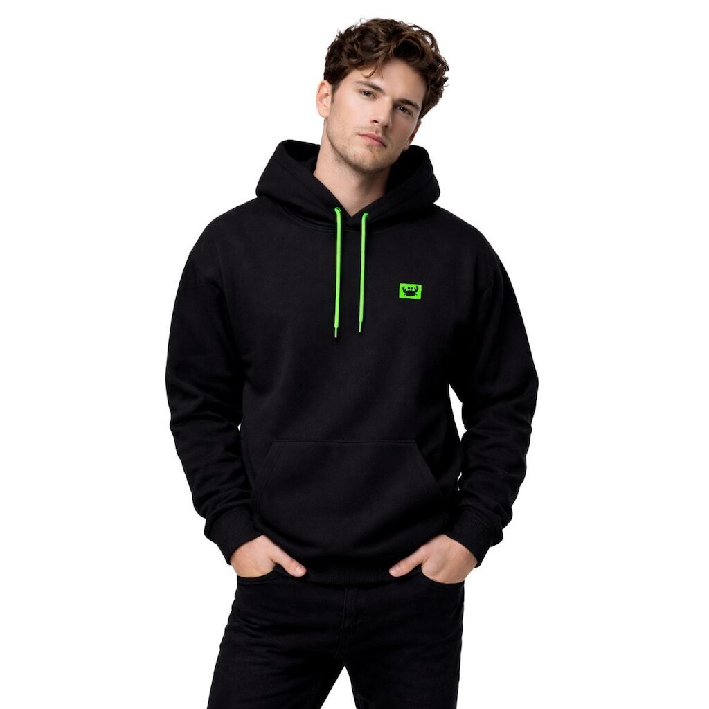 Moletom Masculino Canguru com Capuz Flanelado Estampado Relaxado Casual Inverno Confortável