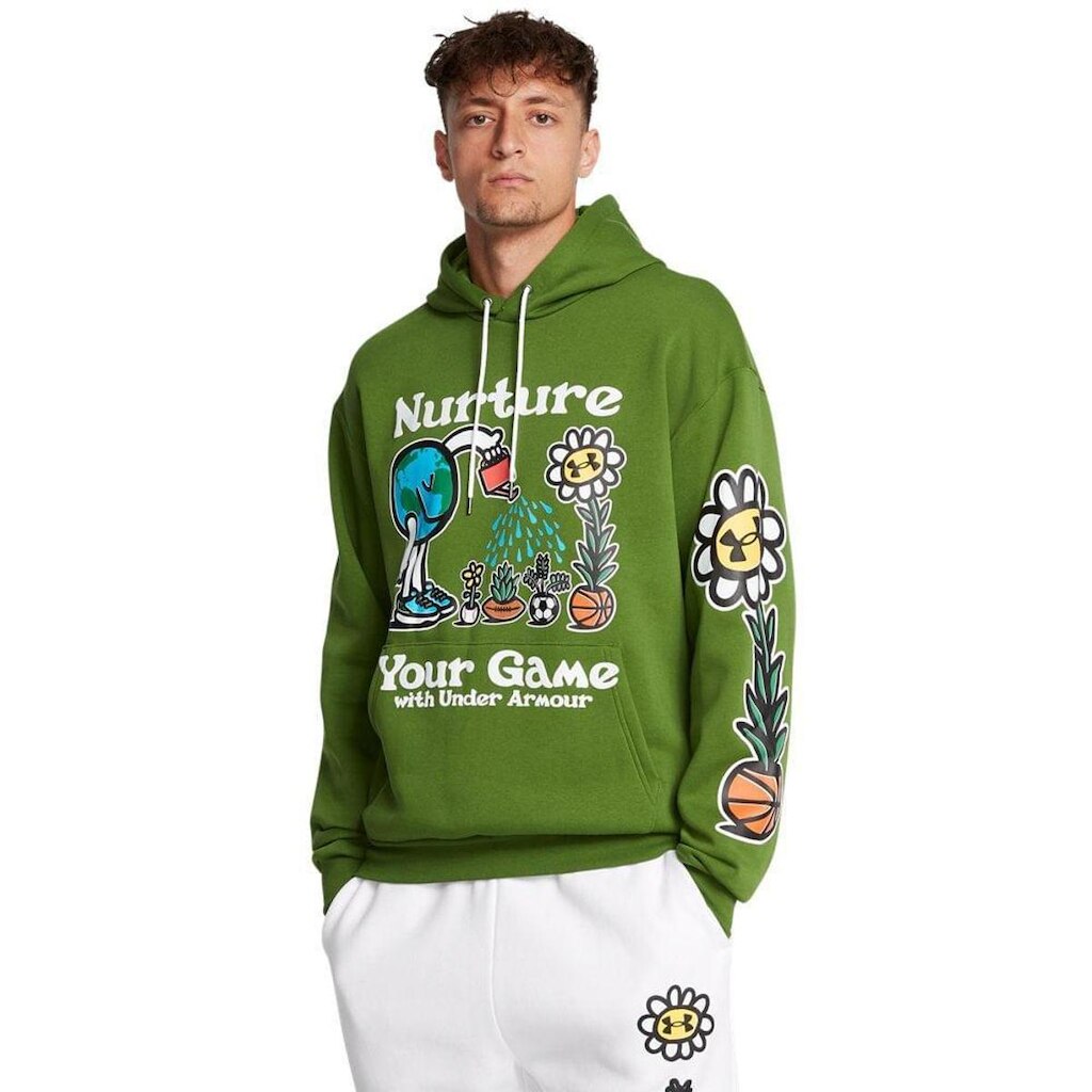 Moletom Masculino Under Armour Icon Fleece G Verde