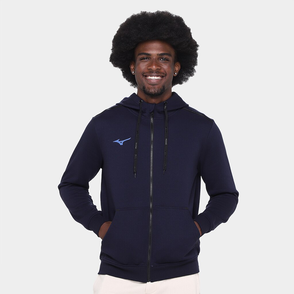 Moletom Mizuno Com Ziper Masculino