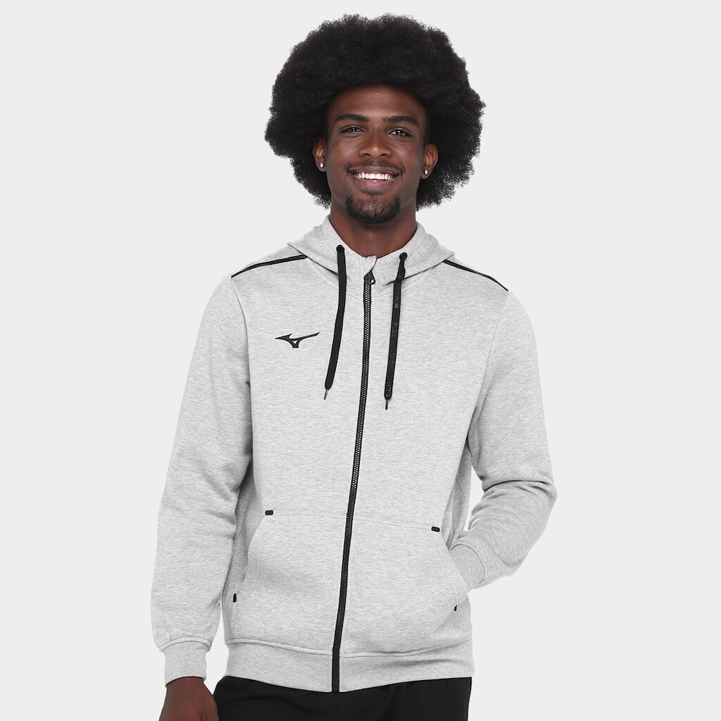 Moletom Mizuno Com Ziper Masculino