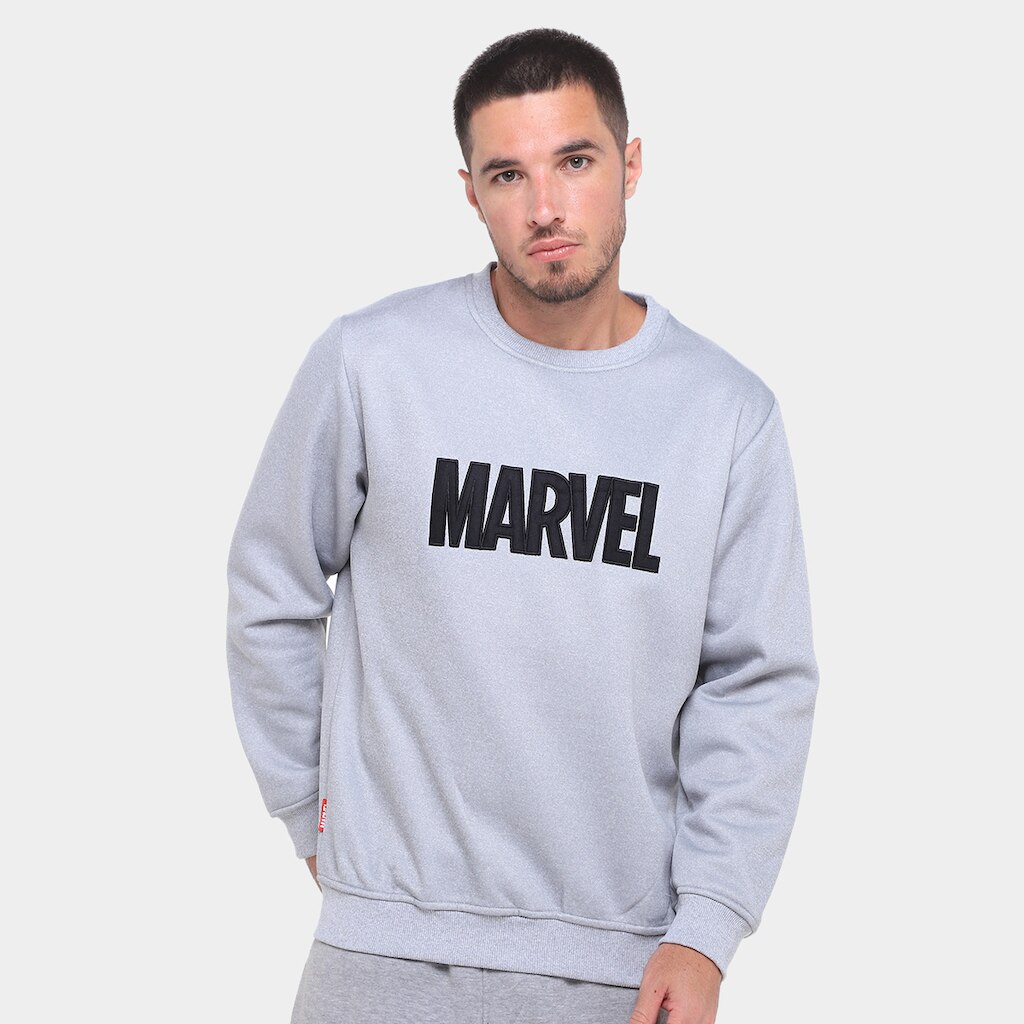 Moletom Mooncity Marvel Bordado Masculino