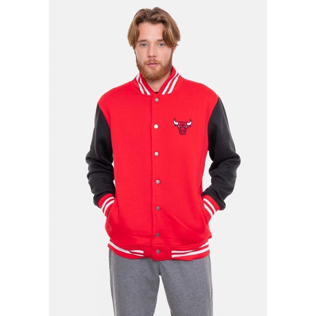 Moletom NBA Canguru Aberto Chicago Bulls Masculino
