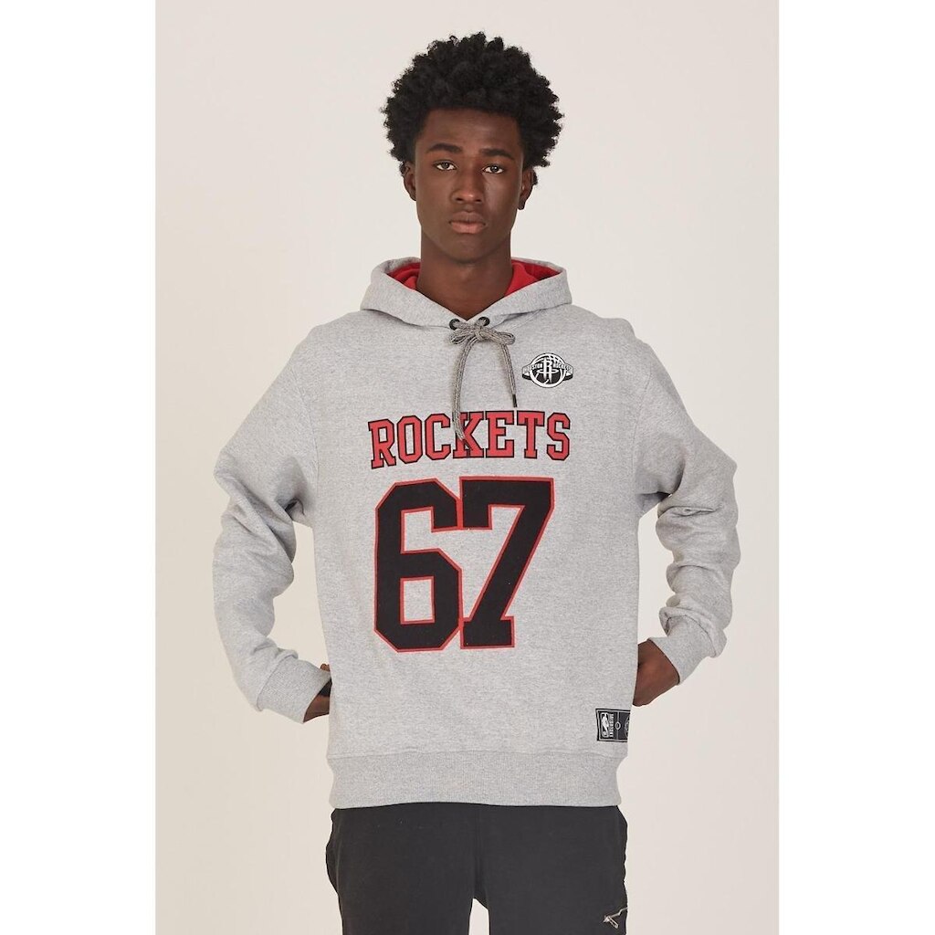Moletom NBA Fechado Com Capuz Houston Rockets Masculino