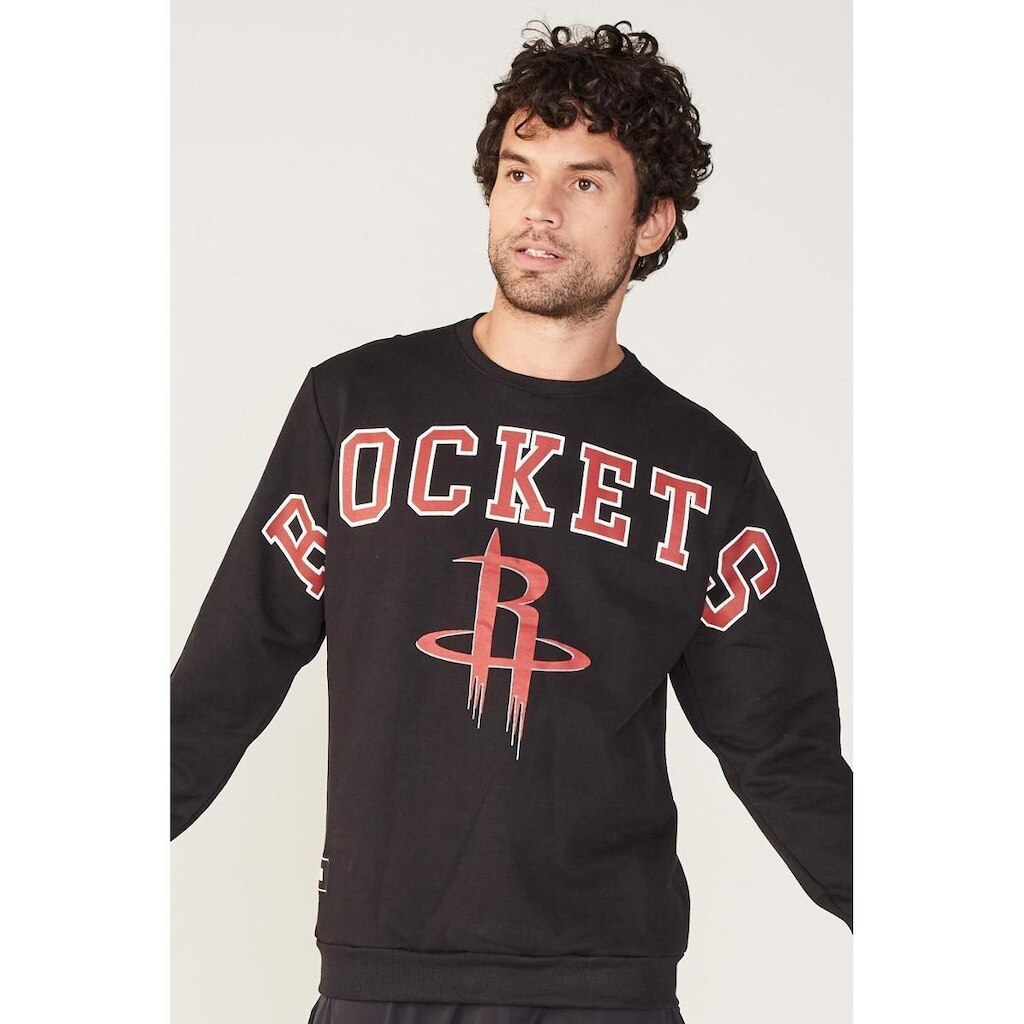 Moletom NBA Fechado Houston Rockets Masculino