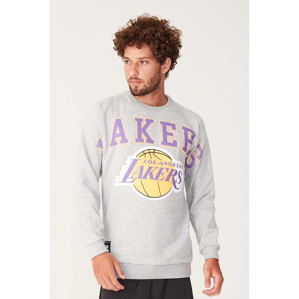 Moletom NBA Fechado Los Angeles Lakers Masculino