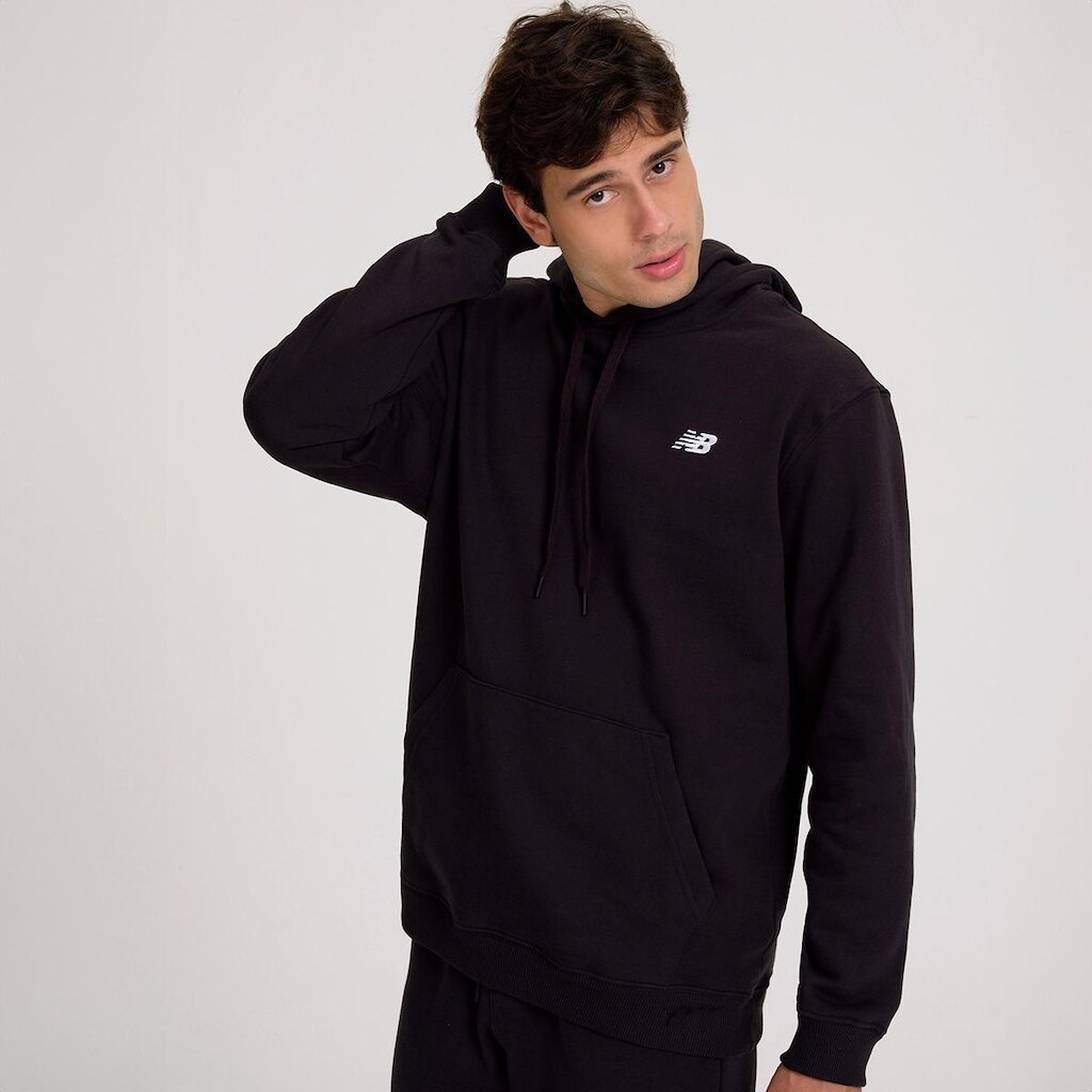 Moletom New Balance Small Logo Capuz Masculino