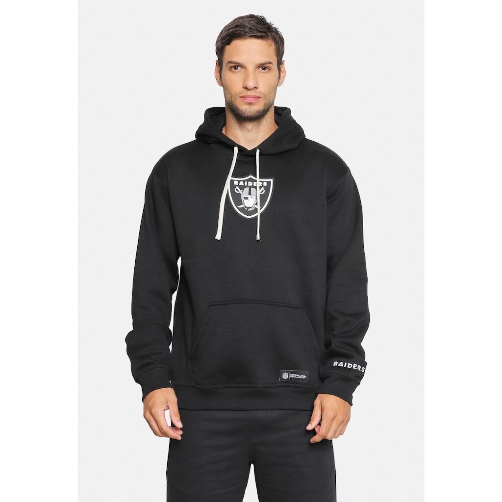 Moletom NFL Canguru Raiders Masculino
