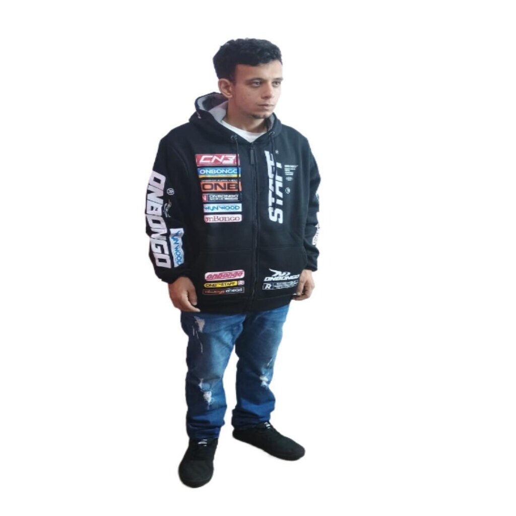Moletom Onbongo Canguru Aberto Masculino Com Capuz
