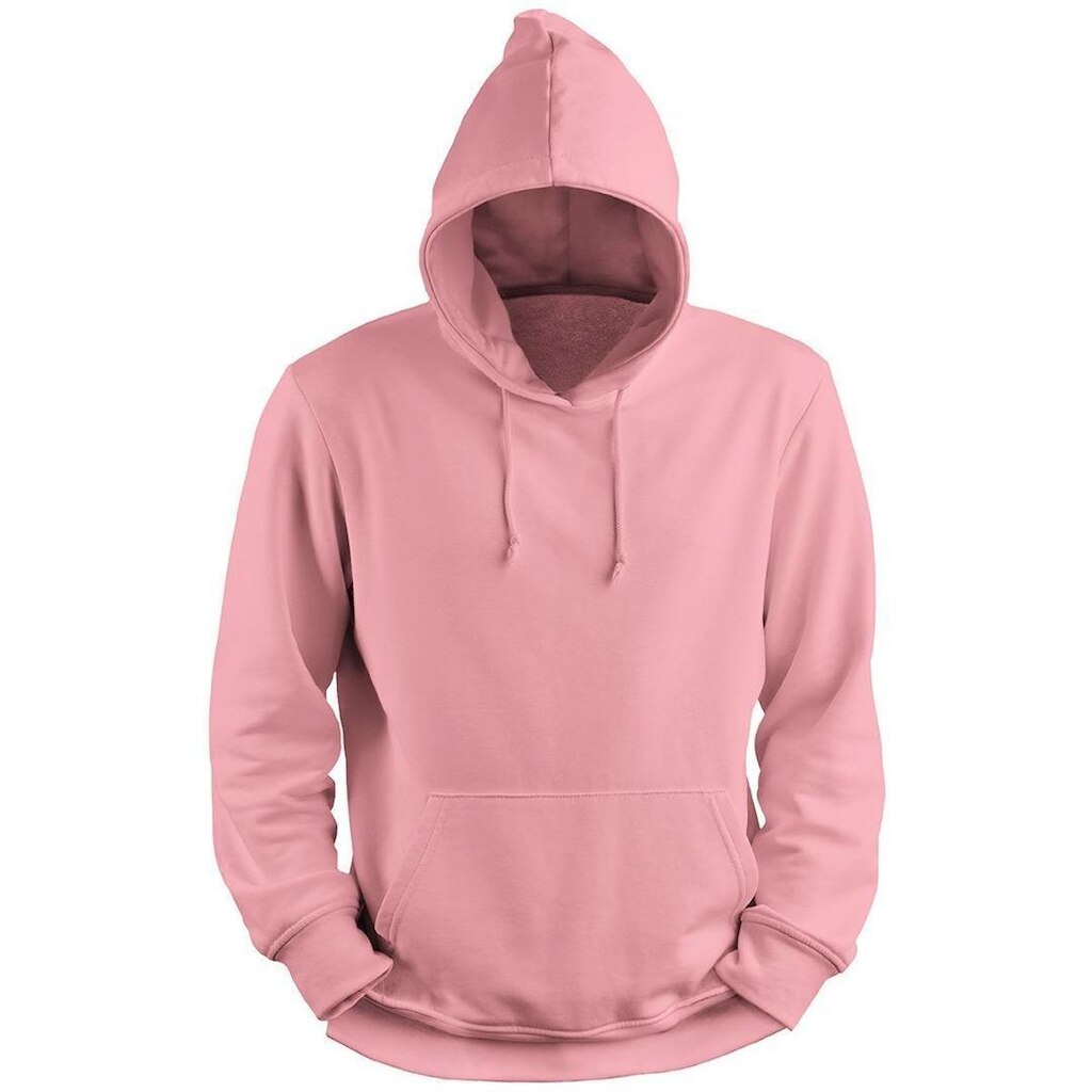 Moletom Plus Size Canguru Com Capuz Blusão Agasalho Liso