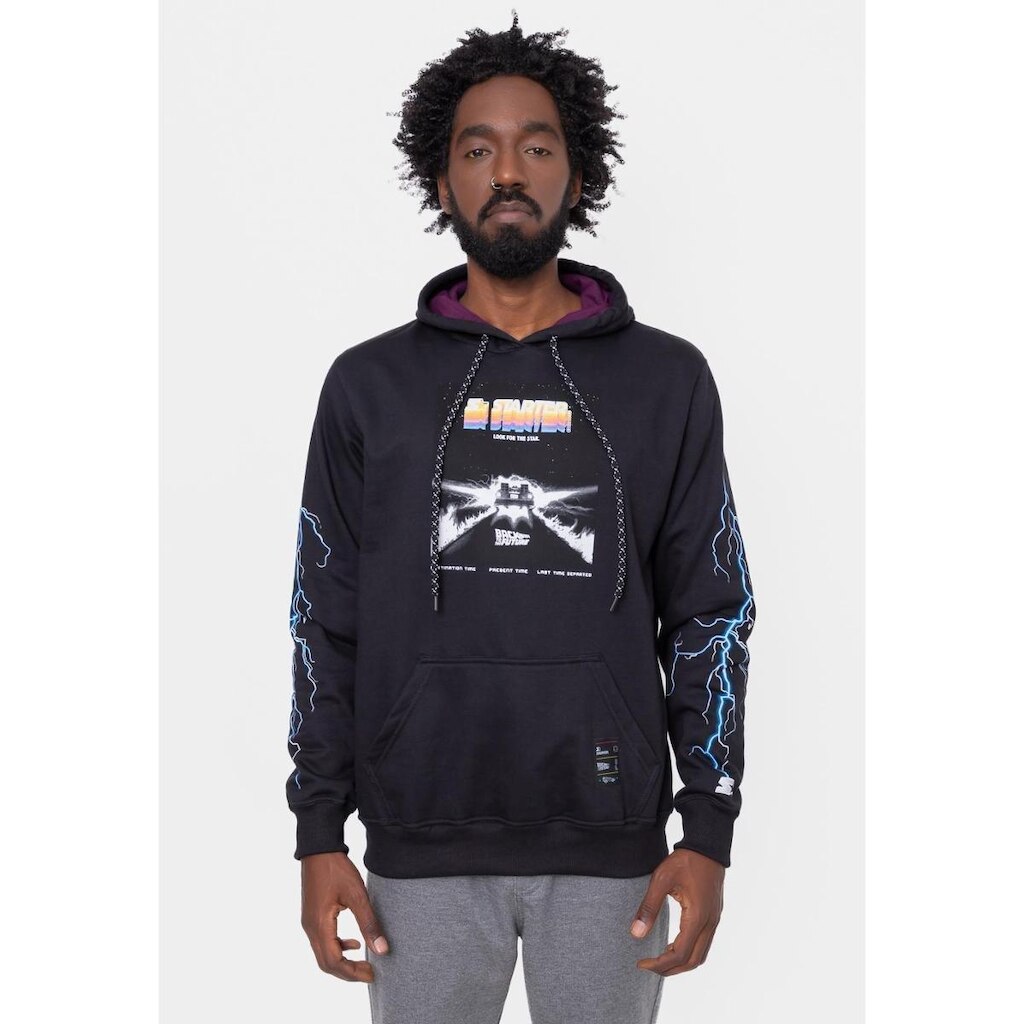 Moletom Starter Lighting Future Collab Back to the Future Masculino