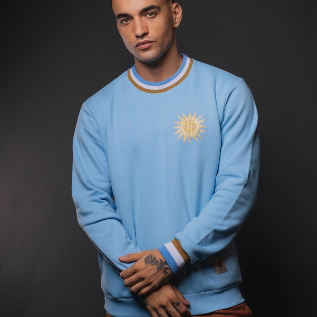 Moletom Uruguai Retrô Gold Masculino