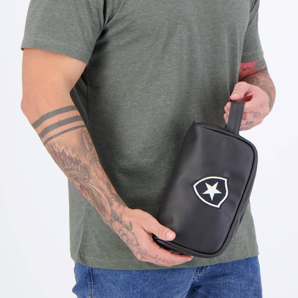 Necessaire Courino Botafogo Preta