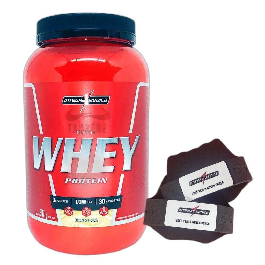 Nutri Whey Isolado Hidro Baunilha 900g + Luva Integral
