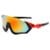 Óculos de Sol BT Bike Ciclismo com Proteção Uv400 - Preto+Vermelho