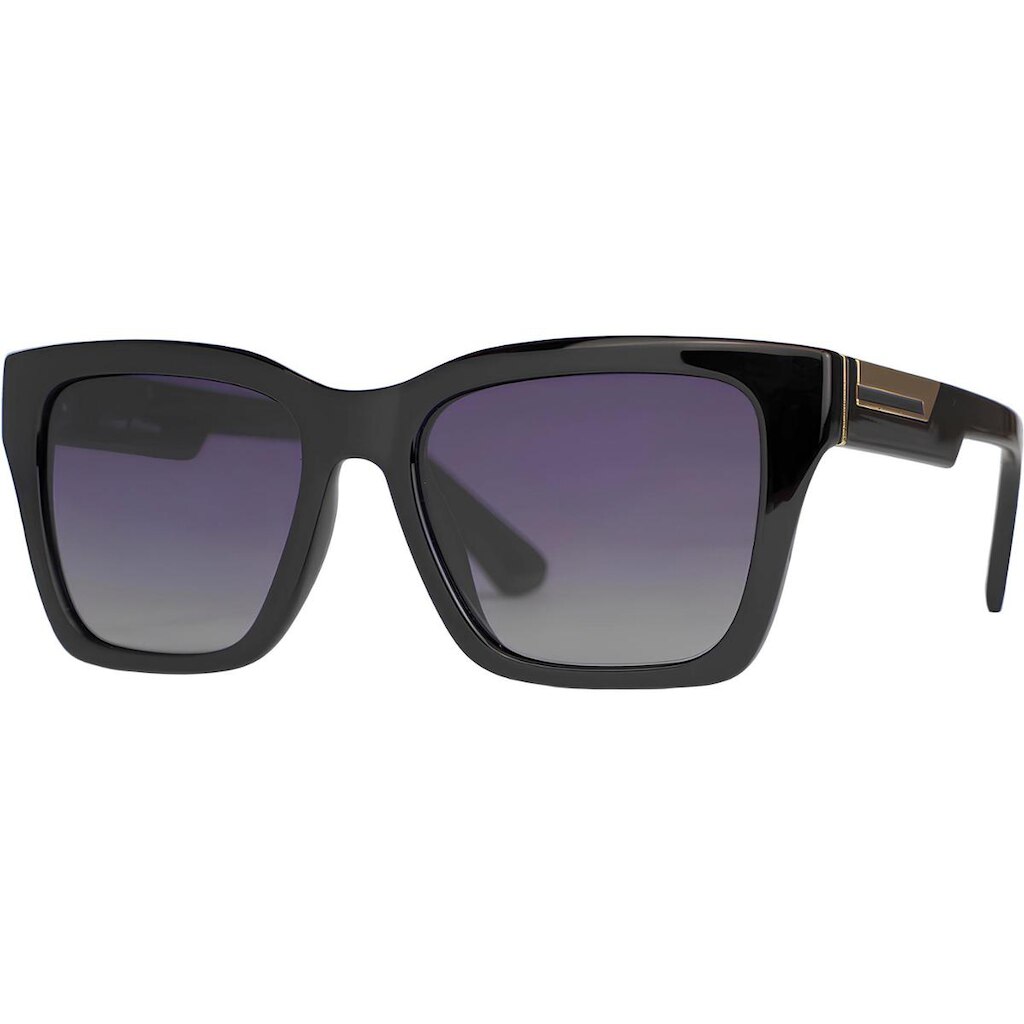 Óculos de Sol Feminino Quadrado Preto Sofisticado UV400 Polarizado 6163