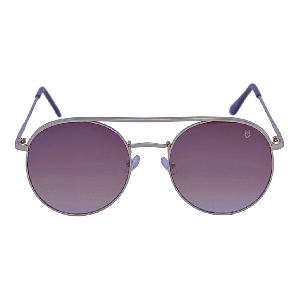 Óculos de Sol Unissex Redondo Metal Mackage - Dourado