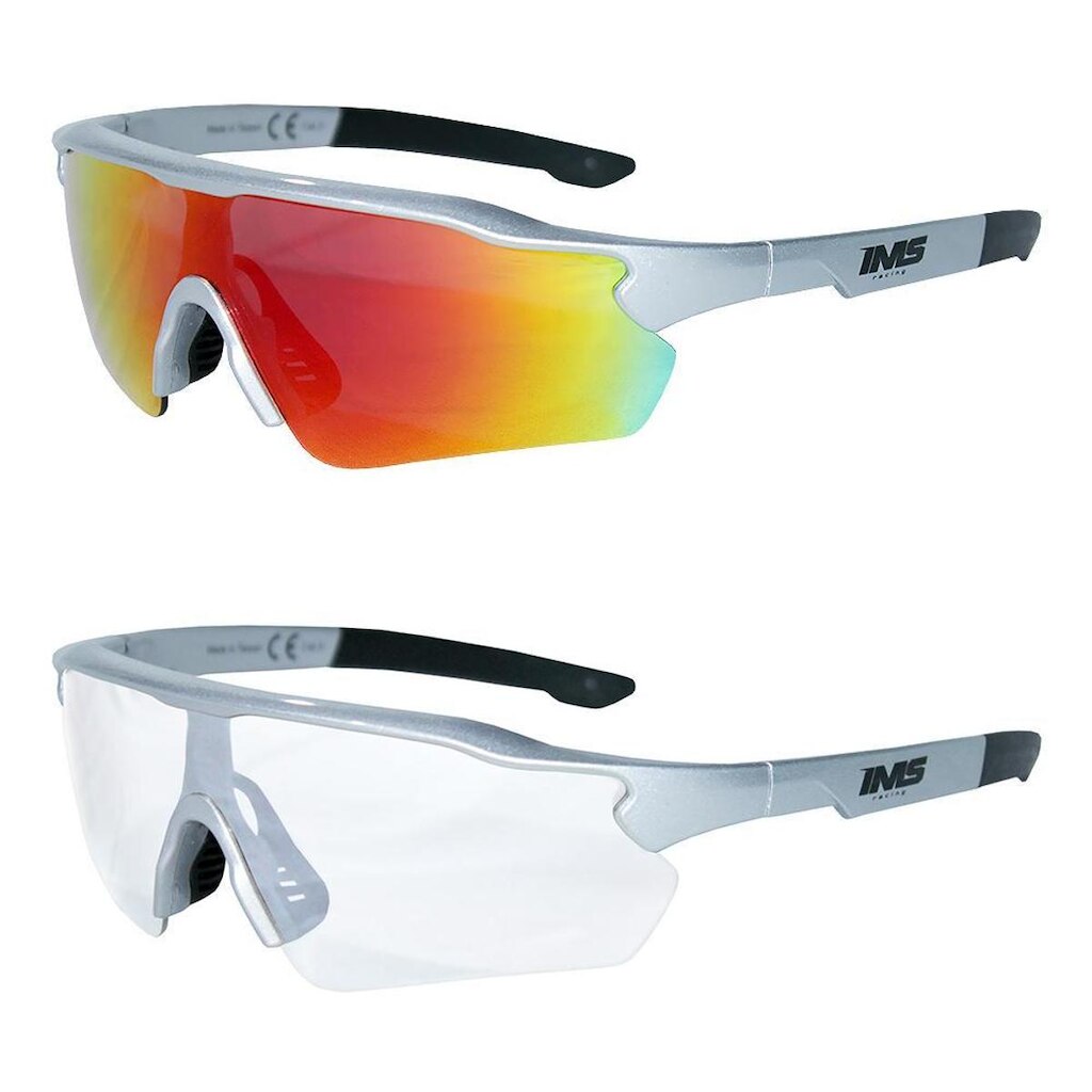 Óculos Esportivo Bike Mtb, Ciclismo Ims Uv400 /prata