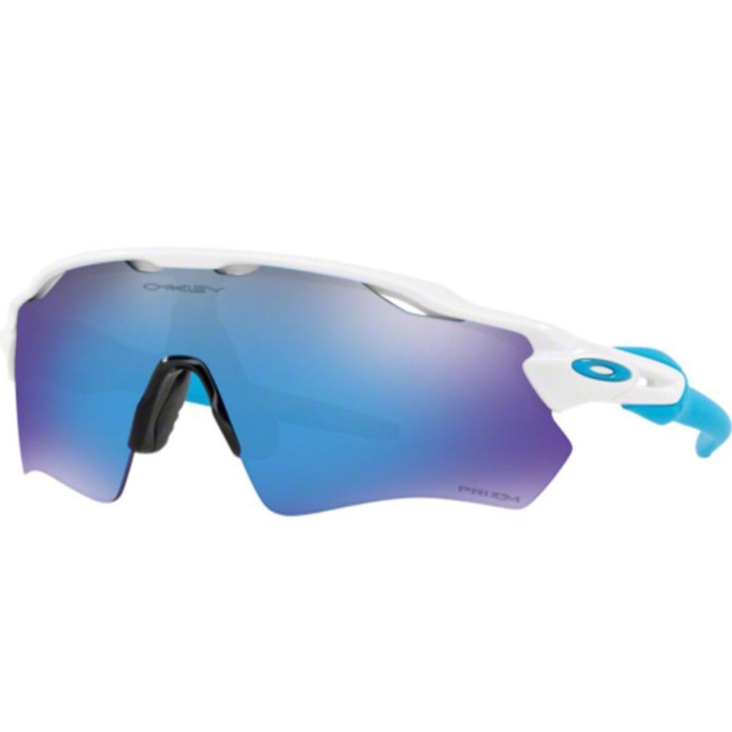 Óculos Oakley Radar EV Polished White Lente Prizm Sapphire Iridium