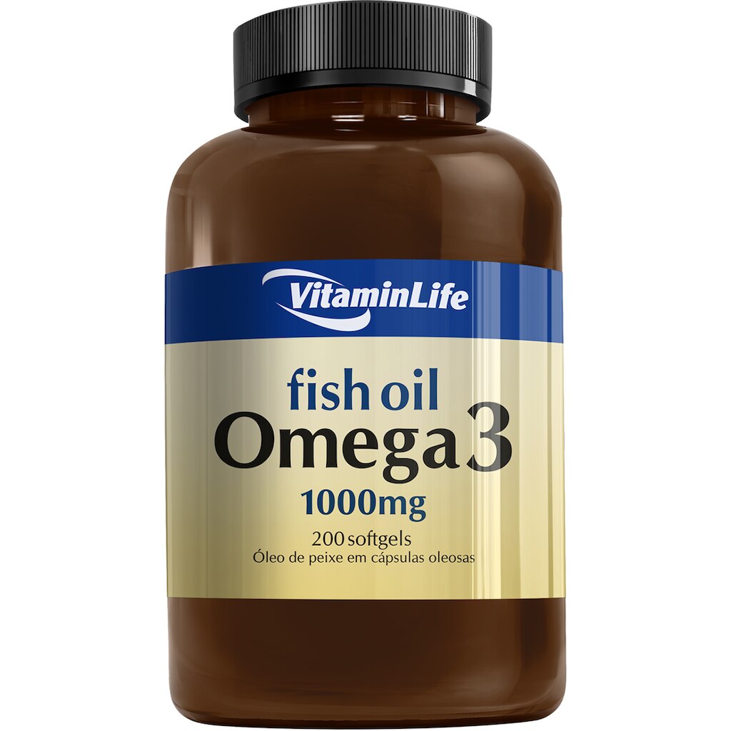 Ômega 3 1000 mg 200 Cáps. - Vitaminlife