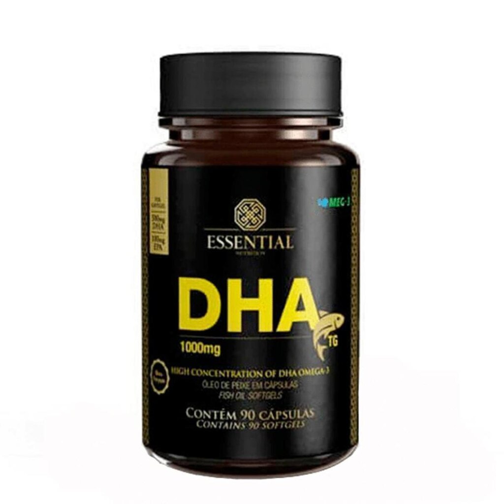Ômega 3 Dha Tg 90 Cápsulas Essential Nutrition
