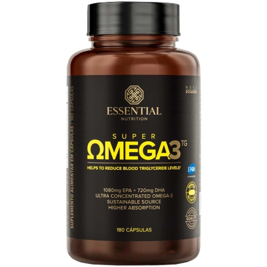 Ômega 3 Essential Super Ômega 3 TG 1000mg com 180 cápsulas