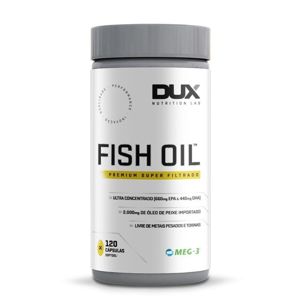 Ômega 3 Fish Oil Dux Nutrition Pote 120 Cápsulas