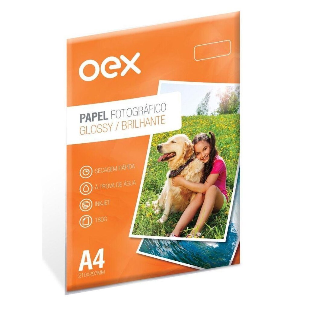 PAPEL FOTOGRAFICO 180G OEX PF10 10FLS
