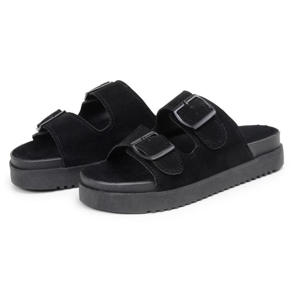 Papete Calçado Livre Slide Flatform Fivela Dupla Ajustavel Feminina