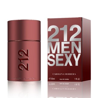 Perfume Masculino 212 Sexy Men Carolina Herrera Eau de Toilette 30ml