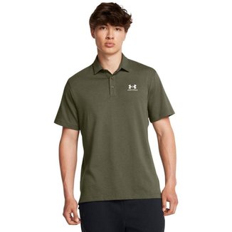 Polo Masculina Under Armour Icon 2GG Verde