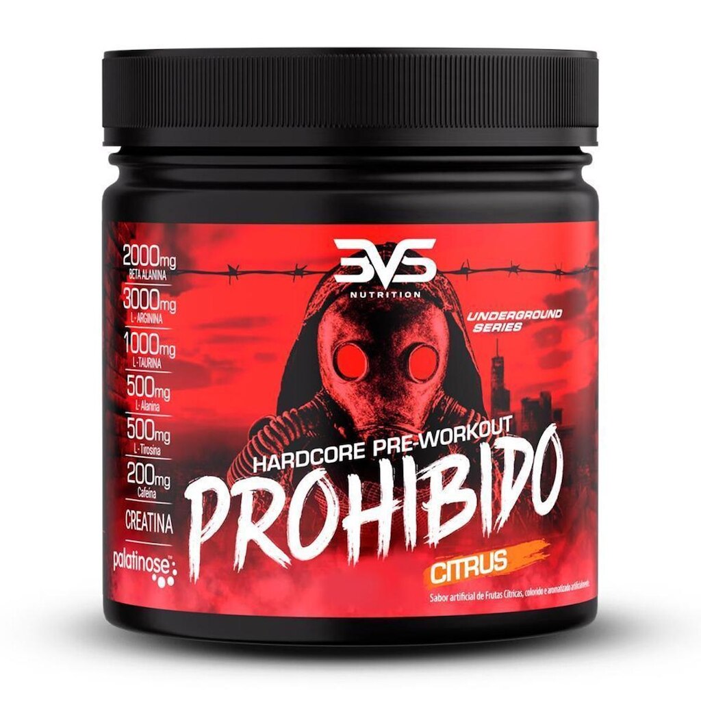 Pré Treino 3VS Nutrition Prohibido 180g