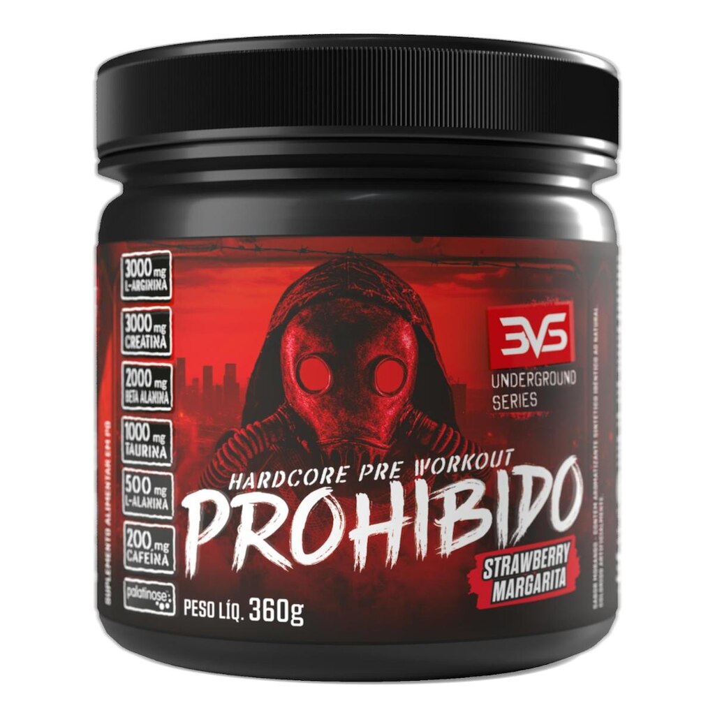 Pre Treino Prohibido 360g 3VS Nutrition
