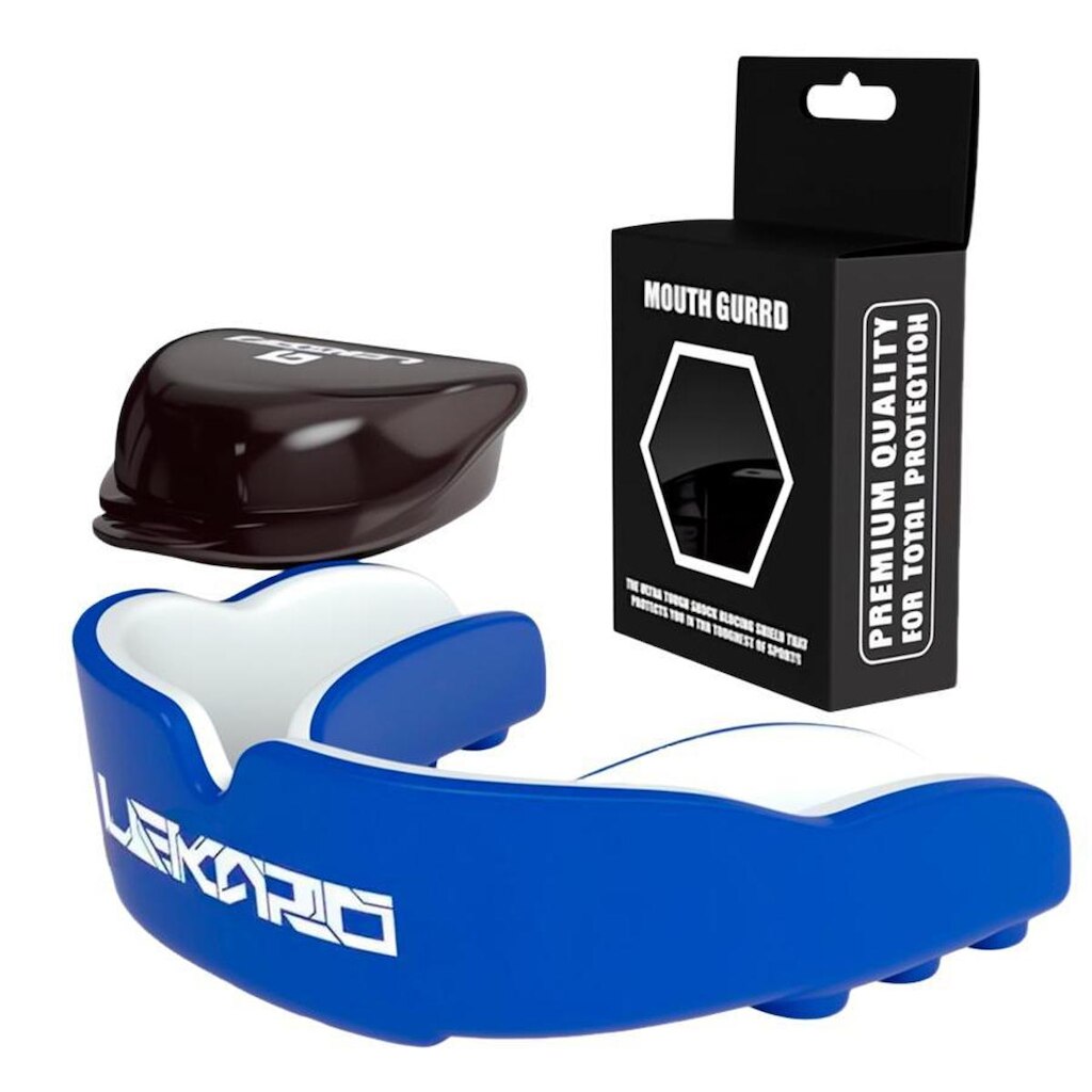 Protetor Bucal Gold Sports Profissional Lekaro V - Com Caixa
