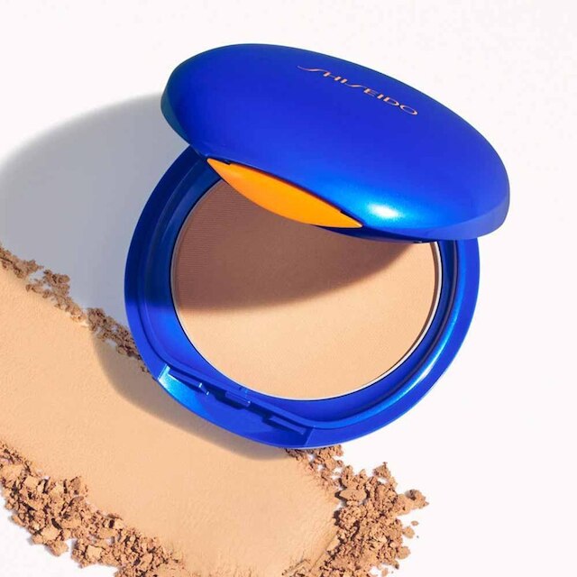 Protetor Solar Facial Compacto Refil Shiseido Uv Protective FPS 30 Medium Beige