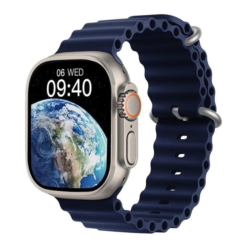 Pulseira Silicone Ondulada Oceano (42mm a 49mm) para Smartwatch Series Ultra
