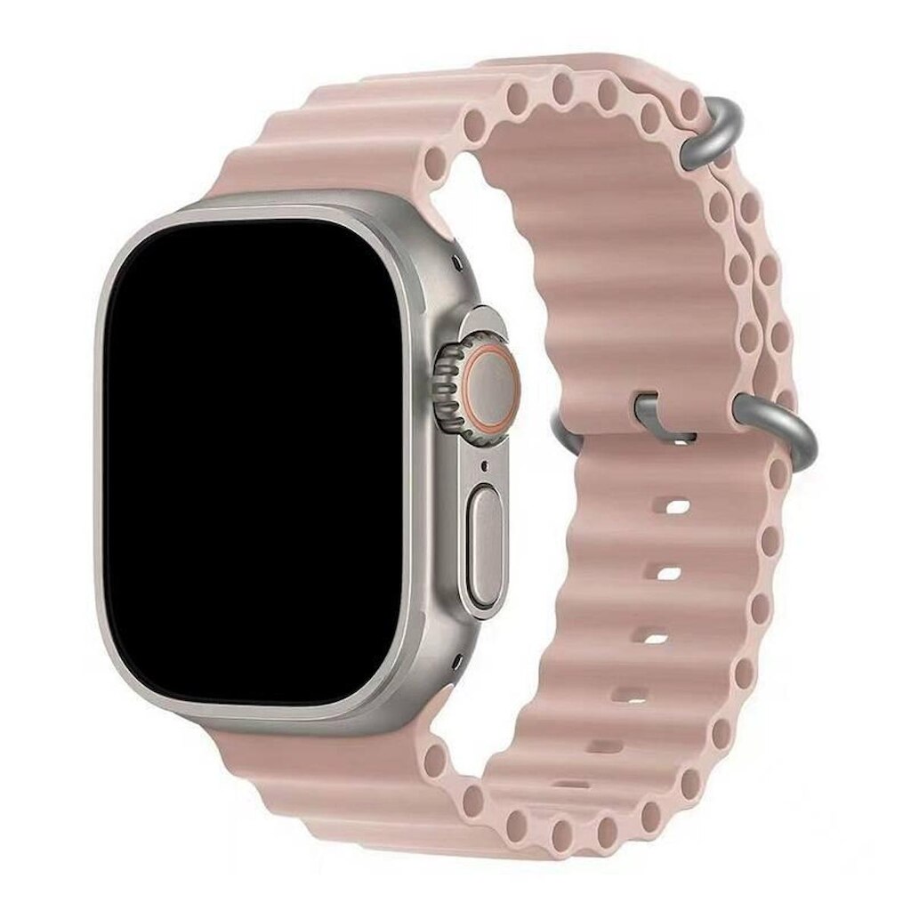 Pulseira Silicone Ondulada Oceano (42mm a 49mm) para Smartwatch Series Ultra