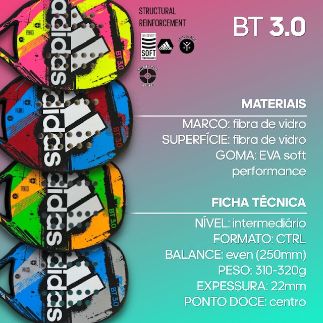 Raquete Beach Tennis Adidas BT 3.0