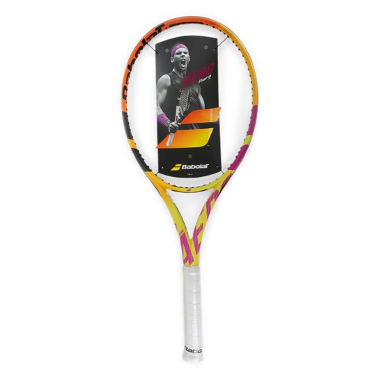 Raquete De Tênis Babolat Pure Aero Rafa Lite - Sem Corda - Roxo+Amarelo Menor preço em Raquete De Tênis Babolat Pure Aero Rafa Lite - Sem Corda - Roxo+Amarelo