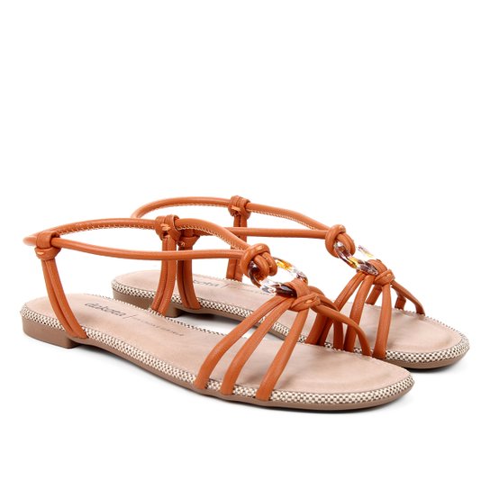 Rasteira Dakota Tiras Cruzadas Feminina - Laranja Menor preço em Rasteira Dakota Tiras Cruzadas Feminina - Laranja