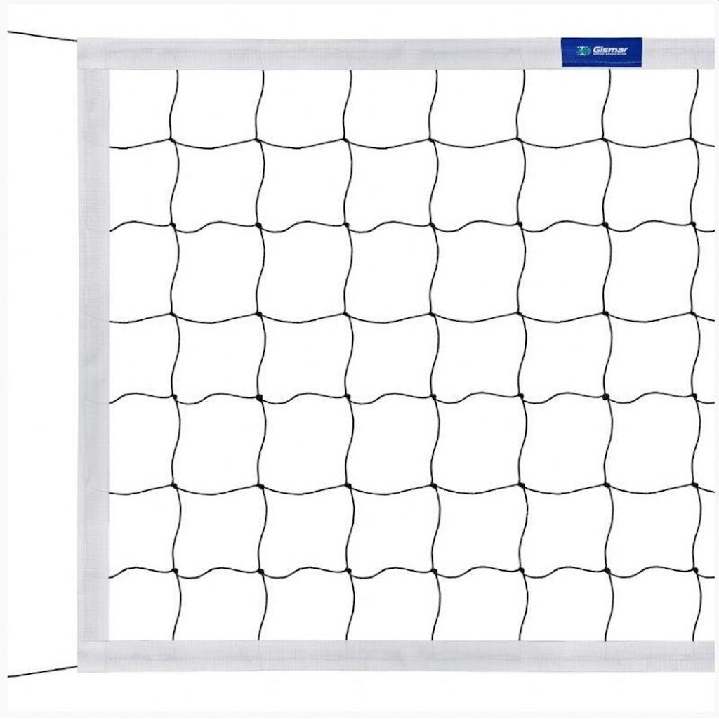 Rede de Vôlei 4 Faixas Sintéticas Fio2mm DareEsportes - Ref VFS4 - Tam 9,50mx1,00m Malha 14cm