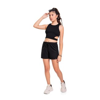 Regata Básica em Ribaninha Juvenil Gloss