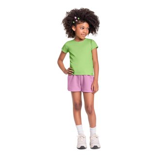 Regata Básica Infantil em Cotton para Menina Quimby