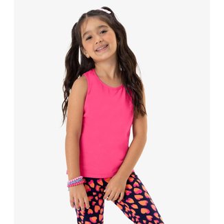 Regata Básica Infantil Feminina Rovitex Kids Rosa